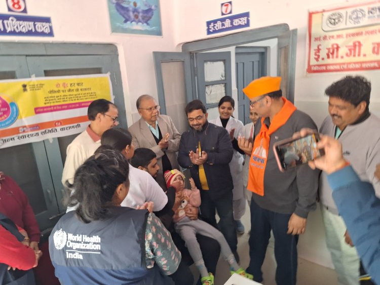 बच्चों को अवश्य पिलाएं पोलियोरोधी दवा: सौरभ श्रीवास्तव