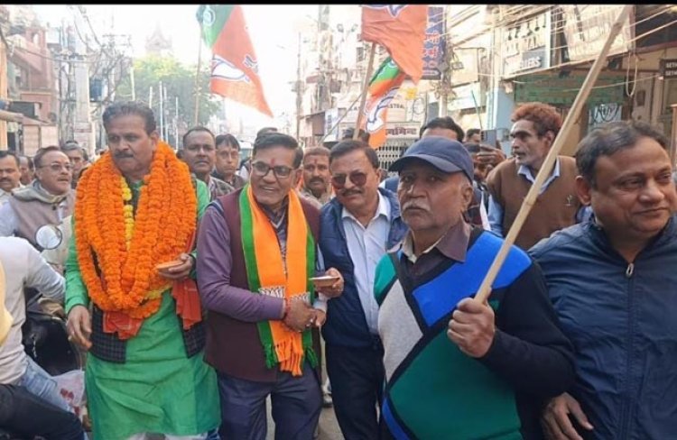 प्रधानमंत्री के आगमन पर शहर को स्वच्छ एवं भगवामय करने की तैयारी