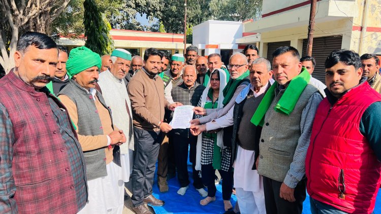 भाकियू ने फिर की गन्ना मूल्य ₹450 क्विंटल देने मांग