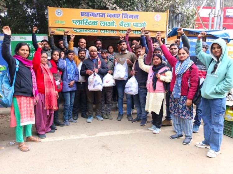 जब्त किया गया 2 टन से अधिक प्लास्टिक, वसूला गया 75 हजार रुपये जुर्माना