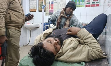प्रतापगढ़ : पुलिस मुठभेड़ में बदमाश के पैर में लगी गोली, गिरफ्तार