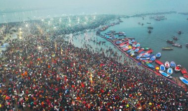 पौष पूर्णिमा स्नान पर्व से प्रयागराज महाकुम्भ का शंखनाद