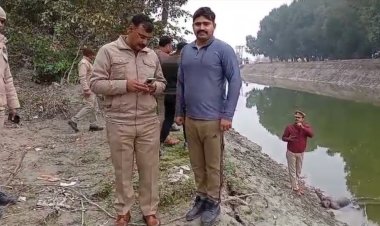 नहर के किनारे मिला युवक का शव, पुलिस जांच में जुटी
