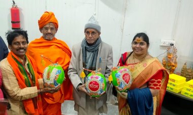 vराम मंदिर को मिला पंचधातु से निर्मित श्रीराम लला का विग्रह 