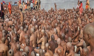  नागा संन्यासियों की दीक्षा का साक्षी बना प्रयागराज महाकुम्भ का गंगा तट