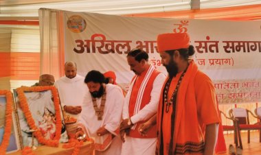 घुमंतू जाति के संत ने महाकुंभ में किया स्नान