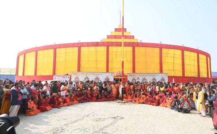 ज्योतिर्मठ शङ्कराचार्य अविमुक्तेश्वरानन्द ने किया धर्मसंसद का उद्घाटन