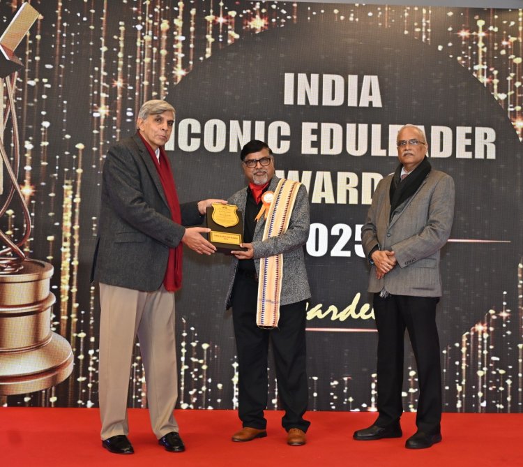 क्रिप्टन पब्लिक स्कूल मुरादाबाद के प्रधानाचार्य भारत आइकॉनिक लीडर अवार्ड-2025 से सम्मानित
