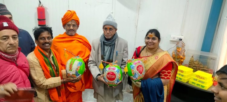vराम मंदिर को मिला पंचधातु से निर्मित श्रीराम लला का विग्रह
