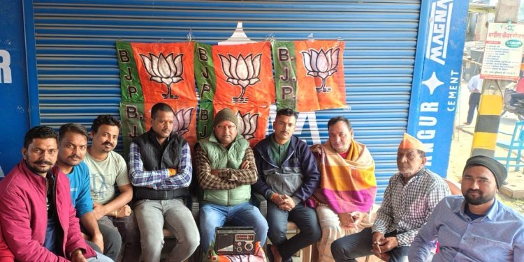 भाजपा नेताओं ने सुना प्रधानमंत्री नरेन्द्र मोदी की साल 2025 की पहली मन की बात
