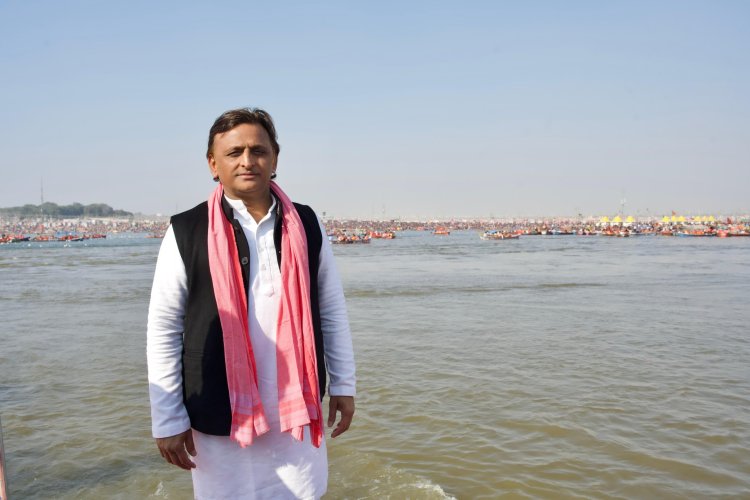 बीजेपी वालों के लिए कहना है, कुंभ में आएं तो सहनशीलता के साथ स्नान करें - अखिलेश यादव