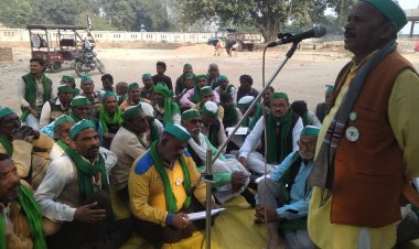 आठ सूत्रीय मांगों को लेकर भाकियू टिकैत गुट की हुई पंचायत