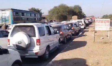 मप्रः रीवा-प्रयागराज मार्ग पर लगा लंबा जाम, महाकुंभ में आ-जा रहे पांच हजार से ज्यादा वाहन फंसे