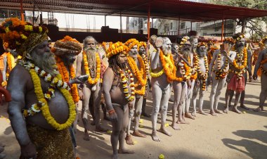 माघी पूर्णिमा पर काशी विश्वनाथ की नगरी में नागा संतों ने कड़ी सुरक्षा में निकाली पेशवाई