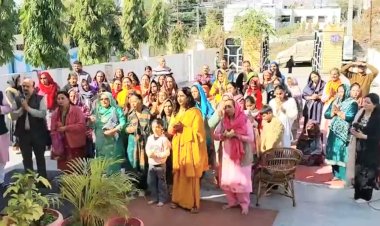 गौ माता को राष्ट्र माता का दर्जा दिलाने के लिए सत्संग एवं भंडारा आयोजित