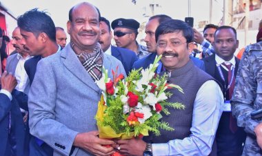 कसभा अध्यक्ष ओम बिरला पहुंचे प्रयागराज, संगम में लगाएंगे डुबकी