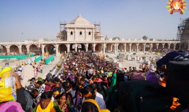 अयोध्याः राम मंदिर के दर्शन मार्ग पर गिराया ड्रोन कैमरा