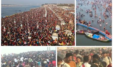 महाकुम्भ में आने वाले श्रद्धालुओं की संख्या हुई 55 करोड़ के पार, महाशिवरात्रि तक 65 करोड़ से ज्यादा श्रद्धालुओं के आने की उम्मीद