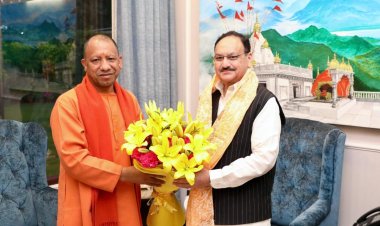 योगी आदित्यनाथ ने की जेपी नड्डा से मुलाकात