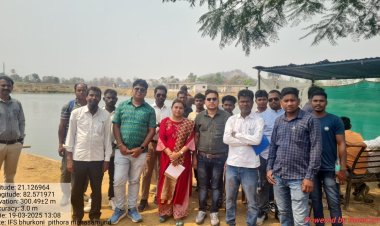 मछली पालन की तकनीक सीखने छत्तीसगढ़ आए ओडिशा और उत्तरप्रदेश से मत्स्य पालक दल