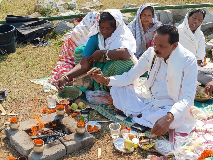 ब्रह्म विद्या विहंगम योग के आश्रम और साधना केंद्र निर्माण के लिए भूमि पूजन