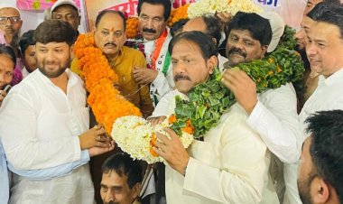 फुजैल हाशमी ने कांग्रेस शहर अध्यक्ष का पदभार संभाला