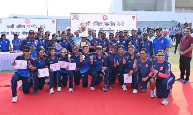 अखिल भारतीय अंतर रेलवे महिला क्रिकेट चैम्पियनशिप में उत्तर मध्य रेलवे बना विजेता