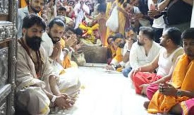 फिल्म केजीएफ के स्टार अभिनेता यश ने किया भगवान महाकाल के दर्शन, भस्म आरती में हुए शामिल