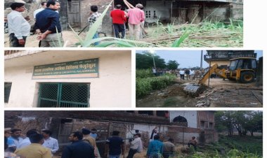 नेपाल सीमा से सटे जिलों के अवैध कब्जों पर पूरे दिन गरजा बुलडोजर, ध्वस्त किये गये अवैध निर्माण