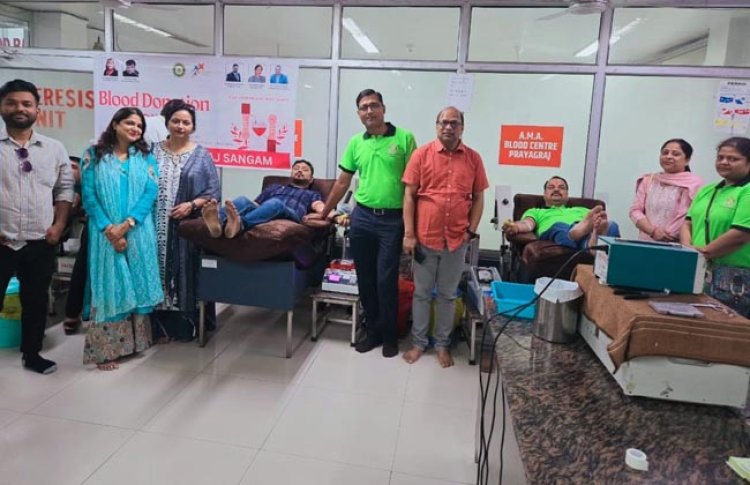 रक्तदान न केवल किसी के जीवन को बचाता है बल्कि दाता के स्वास्थ्य में भी लाभकारी : मंदीप श्रीवास्तव