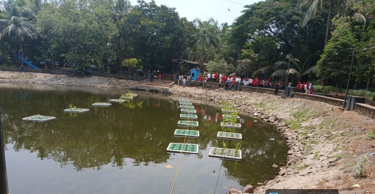 वसुंधरा सप्ताह में ठाणे की एक झील पर जागरूकता अभियान