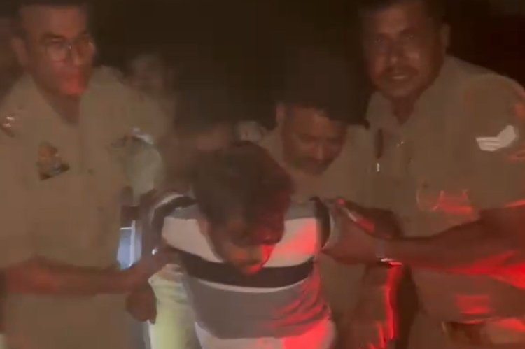 मुठभेड़ में अंतरराज्यीय लुटेरा गिरफ्तार, गोली लगी