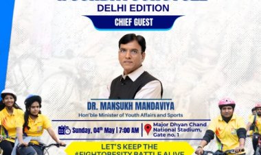 'फिट इंडिया सन्डे ऑन साइकिल' में शिक्षकों संग पैडल मारेंगे खेल मंत्री मनसुख मांडविया