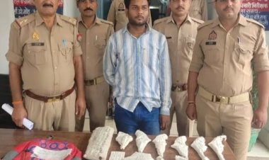 अवैध असलहा तस्कर गैंग का सरगना मुठभेड़ में गिरफ्तार