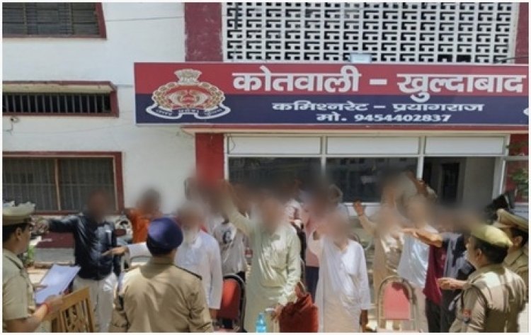 खुल्दाबाद पुलिस की सख्त कार्रवाई: 21 हिस्ट्रीशीटरों को चेतावनी