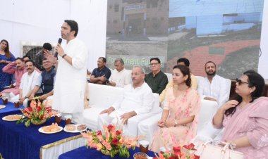 जयंत चौधरी ने क्रीड़ा हॉल, तरणताल व मल्टी स्पोर्ट्स आउटडोर का किया लोकार्पण