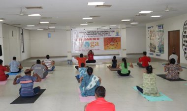 ट्रिपल आईटी इलाहाबाद में अंतर्राष्ट्रीय योग दिवस के उपलक्ष्य में पाँच-दिवसीय विशेष कार्यशाला का आयोजन