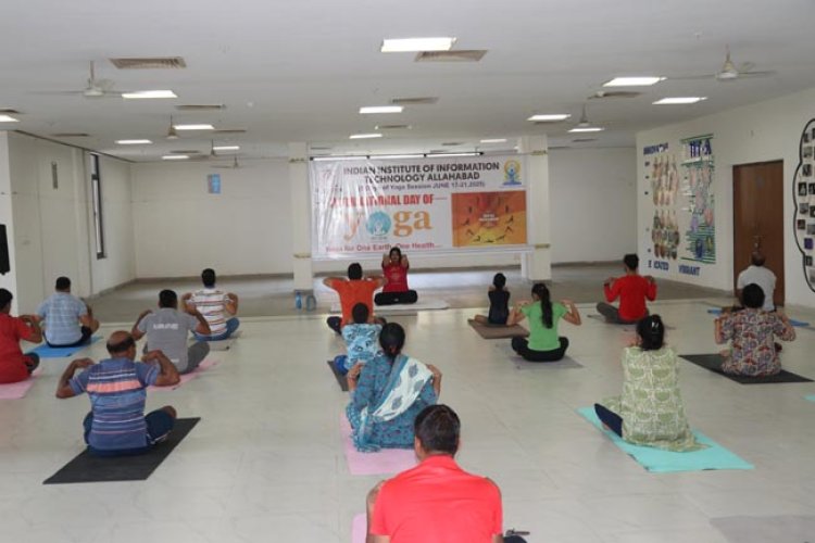 ट्रिपल आईटी इलाहाबाद में अंतर्राष्ट्रीय योग दिवस के उपलक्ष्य में पाँच-दिवसीय विशेष कार्यशाला का आयोजन