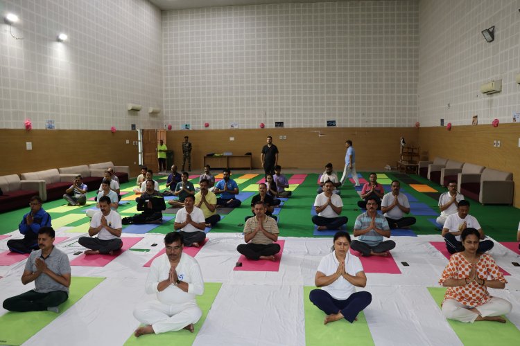 टीएचडीसी ने उत्साह के साथ मनाया अंतर्राष्ट्रीय योग दिवस