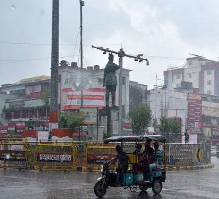 प्रयागराज समेत यूपी के कई जिलों में अचानक तेज़ हवाएं और बारिश: मौसम विभाग का अलर्ट!