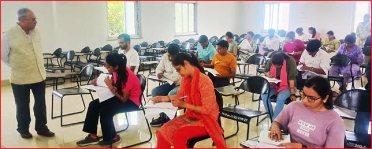 मुविवि की बीएड प्रवेश परीक्षा में 71 प्रतिशत अभ्यर्थी हुए शामिल