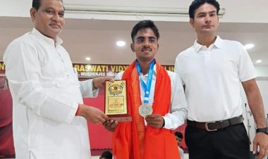 रानी रेवती देवी के प्रशांत ने जूनियर नेशनल सॉफ्ट टेनिस चैम्पियनशिप में जीता सिल्वर मेडल