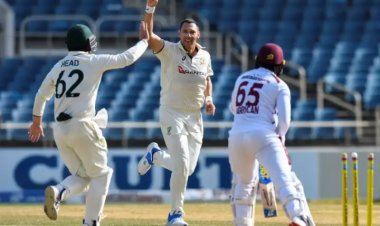 ऑस्ट्रेलिया ने वेस्टइंडीज को तीसरे टेस्ट में 176 रन से हराया, श्रृंखला 3-0 से जीती