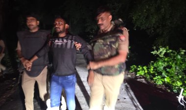 बलिया पुलिस ने मुठभेड़ में पच्चीस हजार के इनामी बदमाश को किया गिरफ्तार