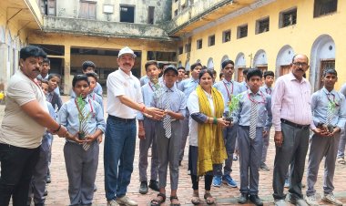 नमामि गंगे ने श्री अग्रसेन इंटर कॉलेज के विद्यार्थियों को पढ़ाया पर्यावरण संरक्षण का पाठ