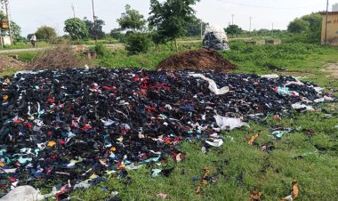 सरकारी जमीन पर फैक्ट्री की कटिंग डंप