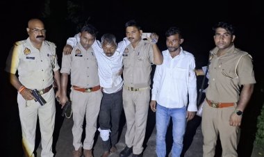 बरेली : मुठभेड़ में दो लुटेरे गिरफ्तार, एक गाेली लगने से घायल