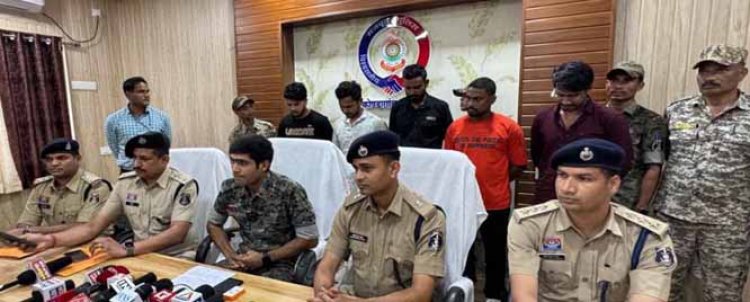 एक करोड़ 70 लाख के ऑनलाइन ठगी करने वाले अंतर्राज्यीय गिरोह के 5 आराेपित गिरफ्तार