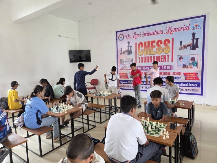 चेस टूर्नामेंट के पहले दिन खिलाड़ियों ने दिखाए अपने-अपने दांव