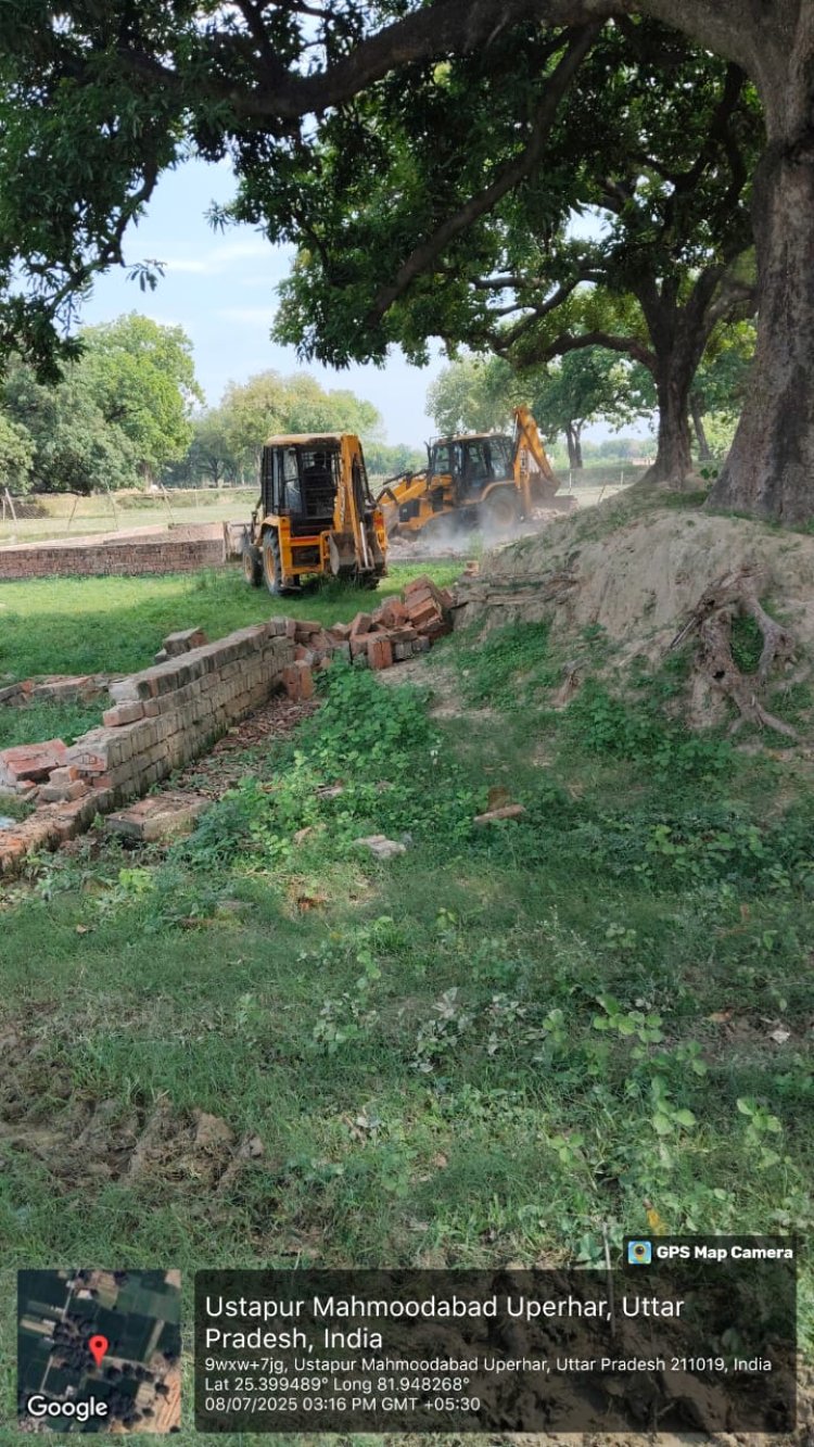 अवैध प्लाटिंग के खिलाफ चला पीडीए का बुलडाेजर, खाली कराई गई 78 बीघा जमीन